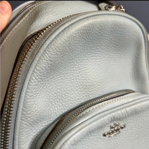 Coach Pebbled Leather Mini Court Backpack - Picture 6 of 13